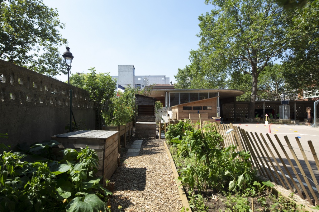 Jardin pédagogique de l'école Jeanne d'Arc