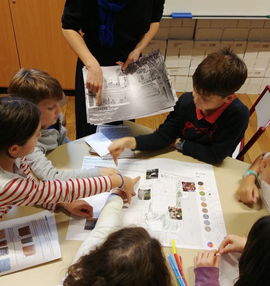 Atelier de projet avec les élèves, co-conception