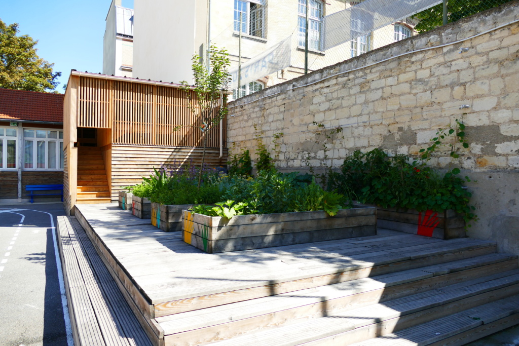 Terrasse de jardinage au 12 Riblette