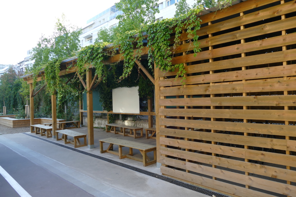 Abri vélo et pergola