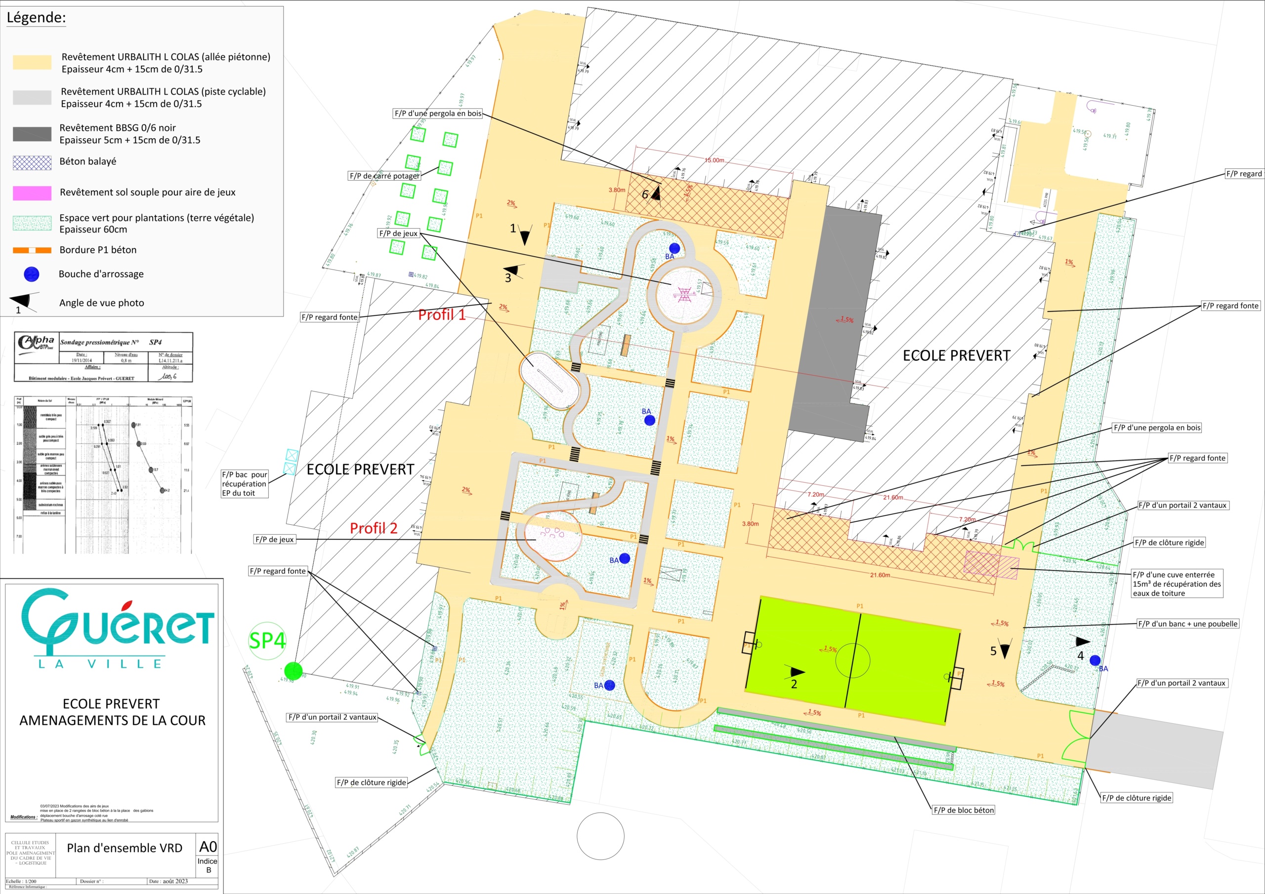 Plan d'exécution des travaux