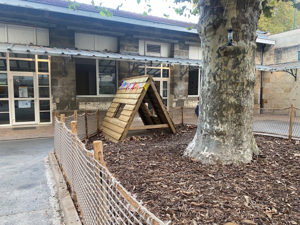 Cabane (avant plantations)