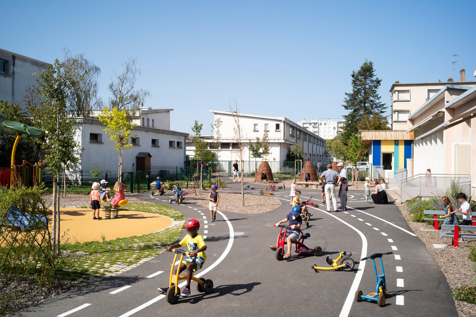 Cour de la maternelle Jules Ferry