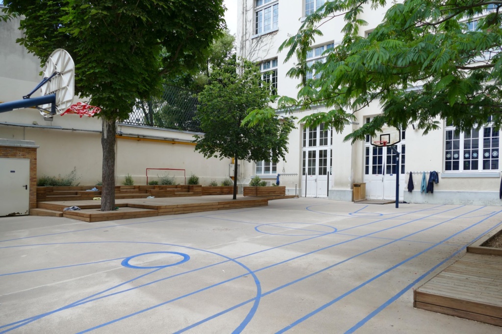 L'espace sportif de la grande cour