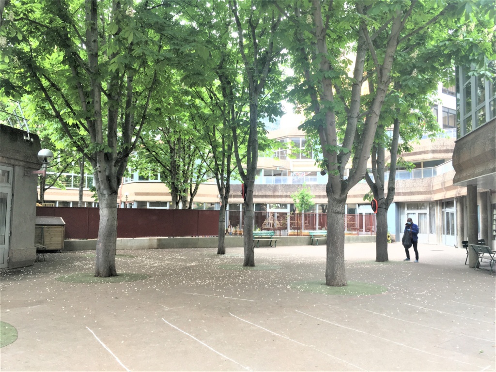Vue de la cour avant travaux