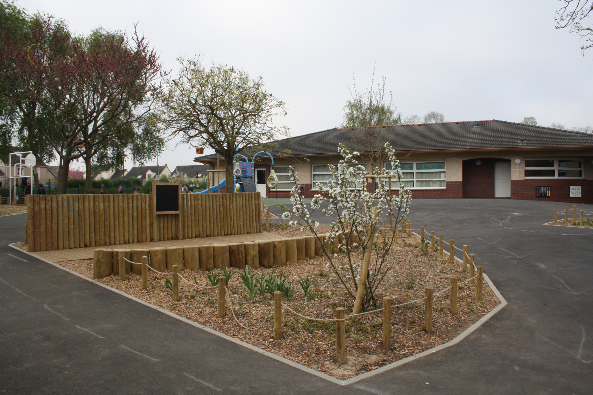 Espace classe dehors maternelle