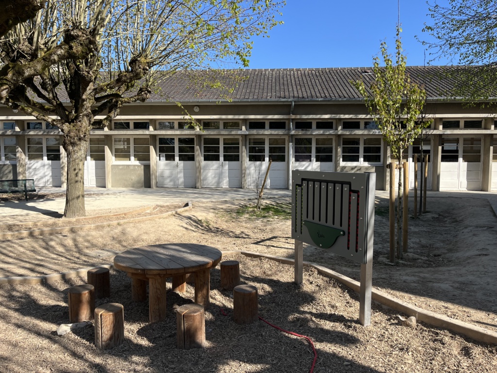 Table et tableau à craie