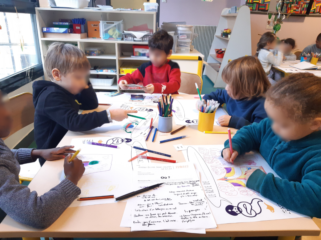 Atelier participatif avec les enfants et les enseignants