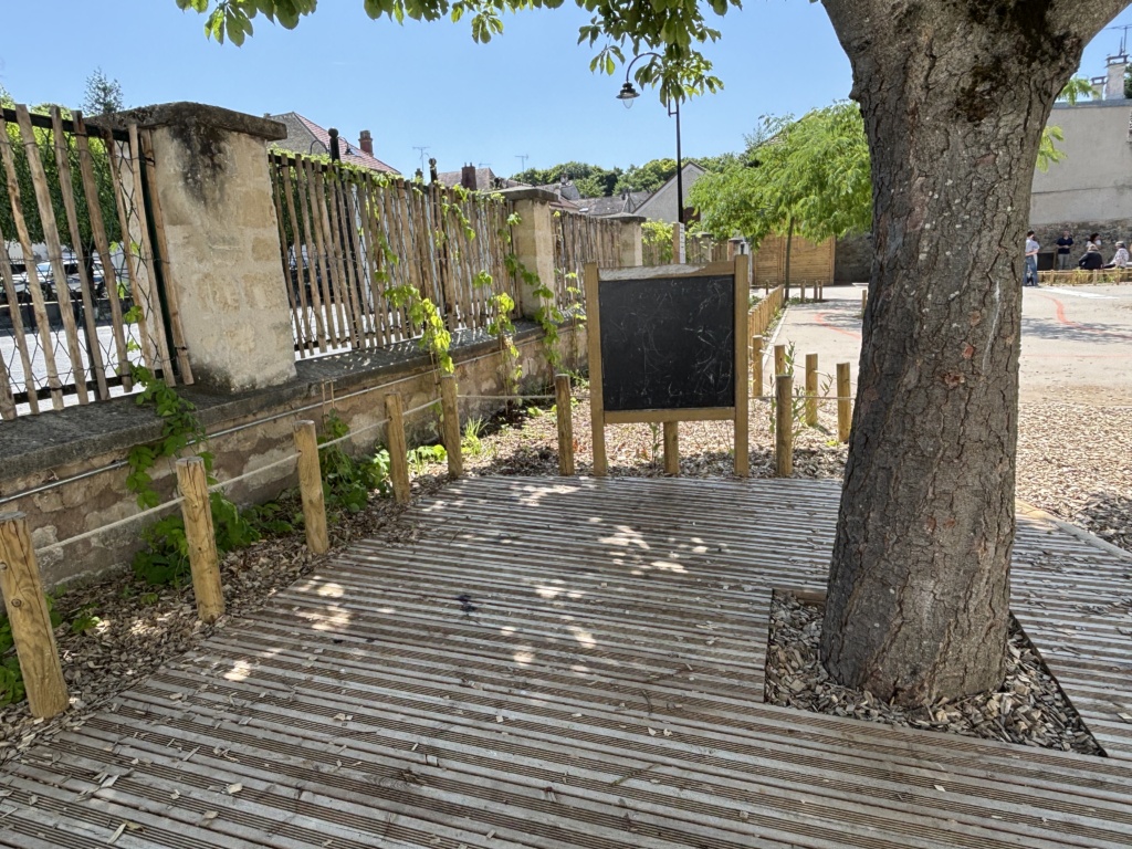 Coin ombragée et calme